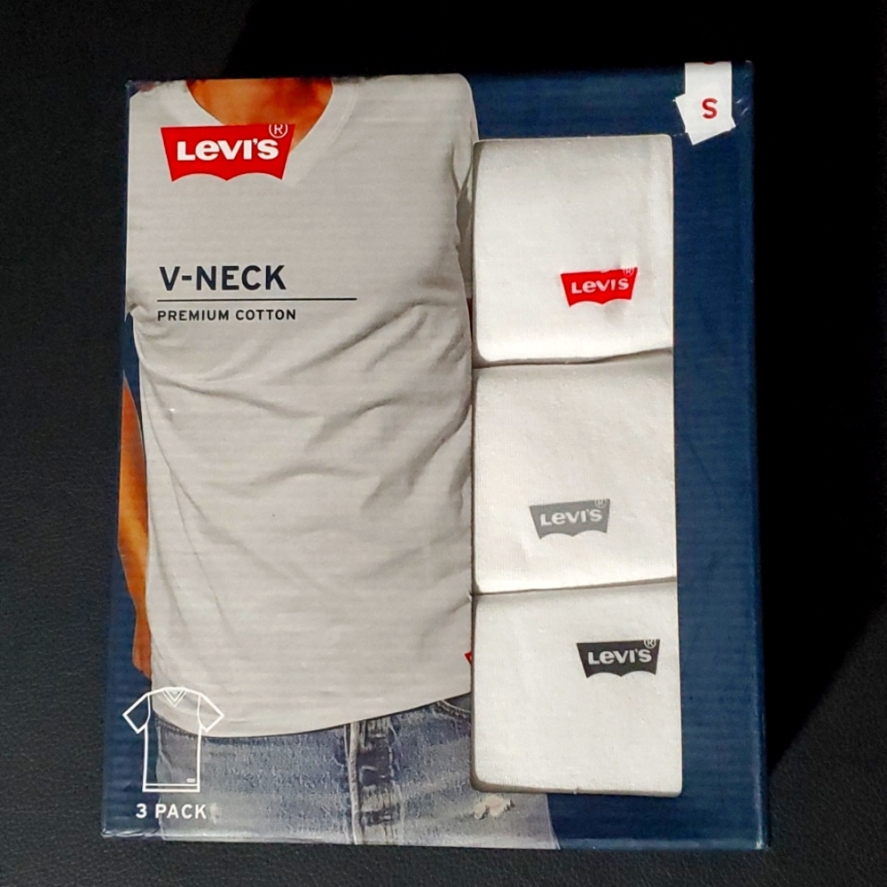 Levi's Mens V - Neck 3 Pack